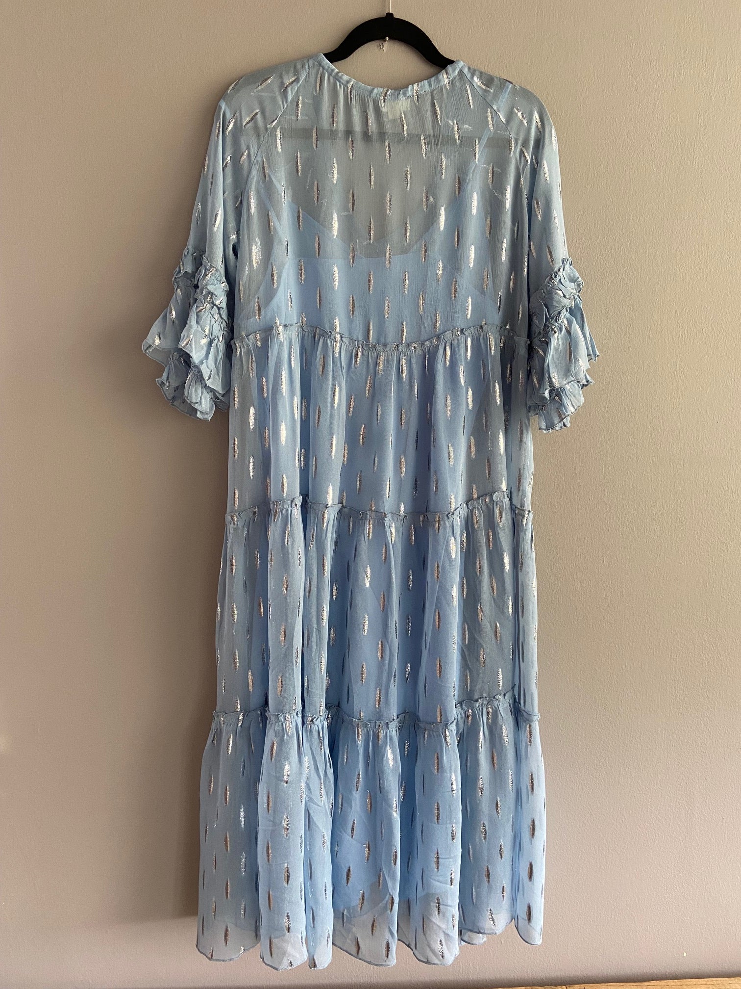 Rita Lurex Dress Sky Color