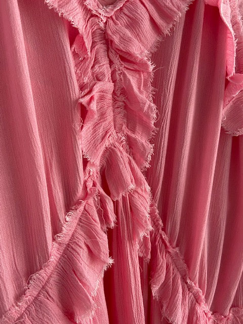 Kia frayed edge dress