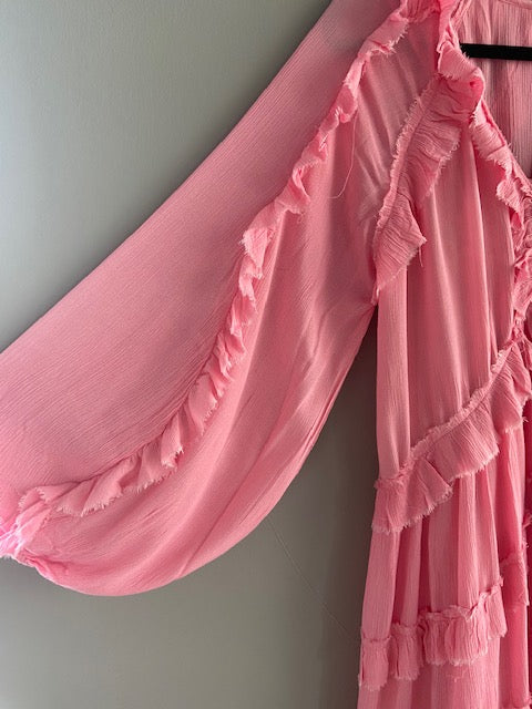 Kia frayed edge dress