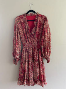 Karin Dress Red Print