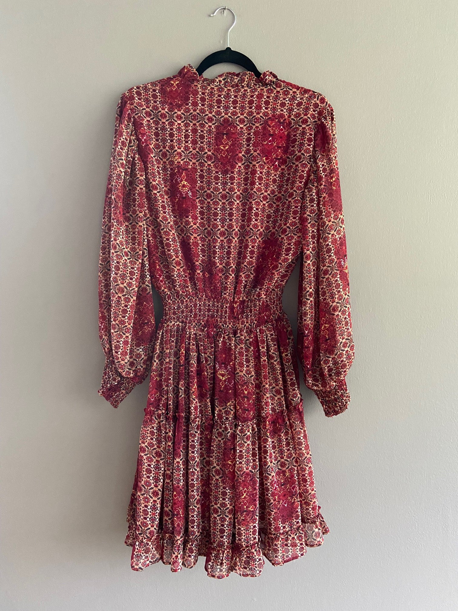 Karin Dress Red Print