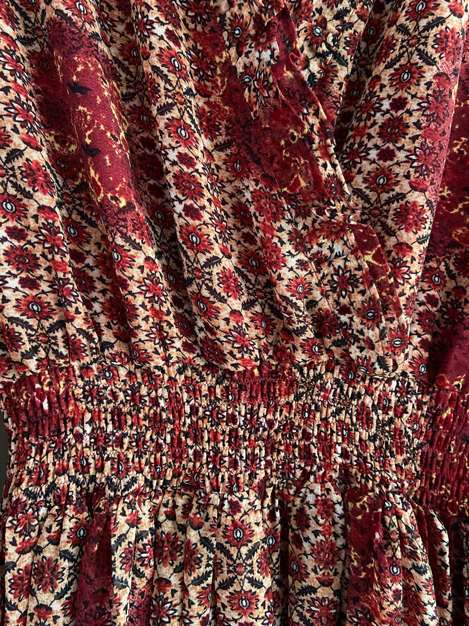 Karin Dress Red Print