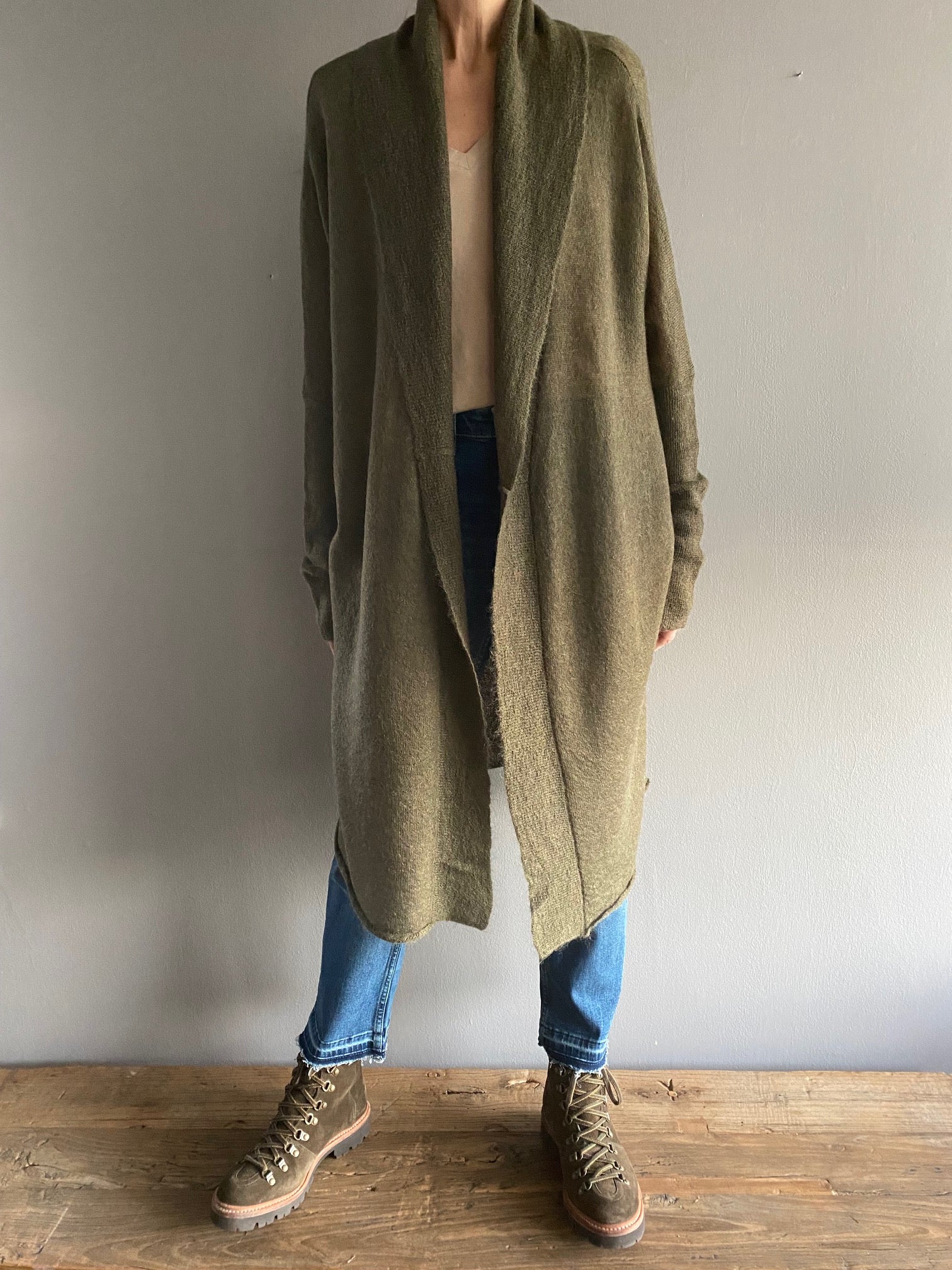 Cerea Knit Army Color